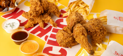 10 Pcs PrimeTenders Feast with Drinks