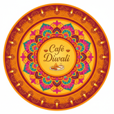 circular logo for indian street food restaurant 